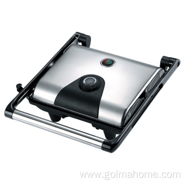 Iron Commercial Panini Sandwich Press Contact Grill